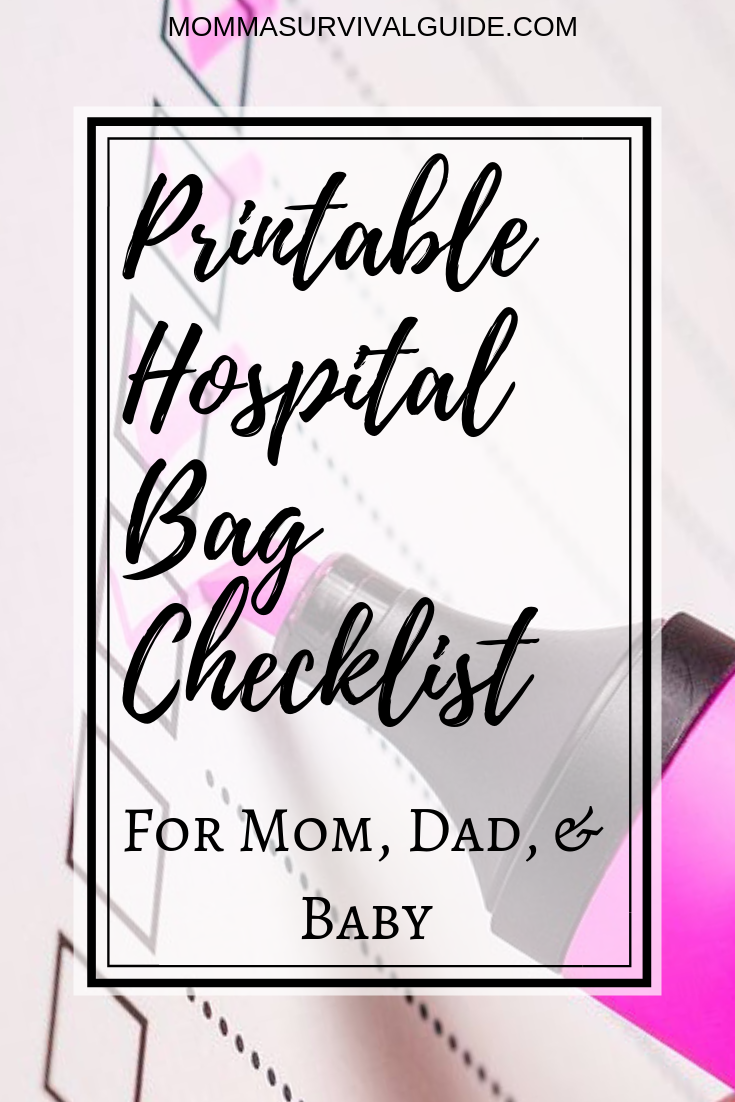 Printable-Hospital-Bag-Checklist