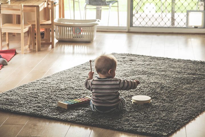 Baby-On-The-Floor-Playing