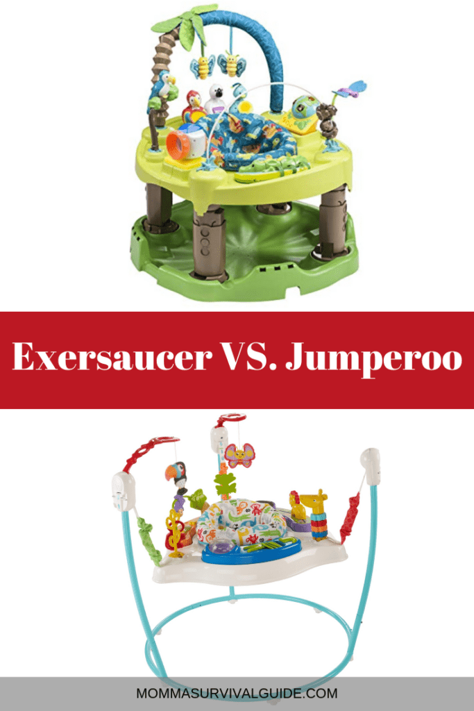 Exersaucer Or Jumperoo Which One Is For You? Momma Survival Guide